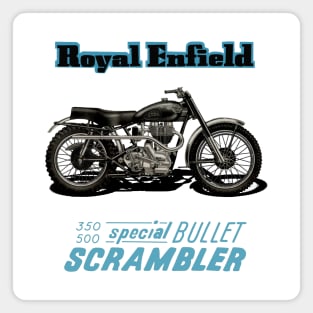 Vintage Royal Enfield Special Bullet Scrambler Magnet